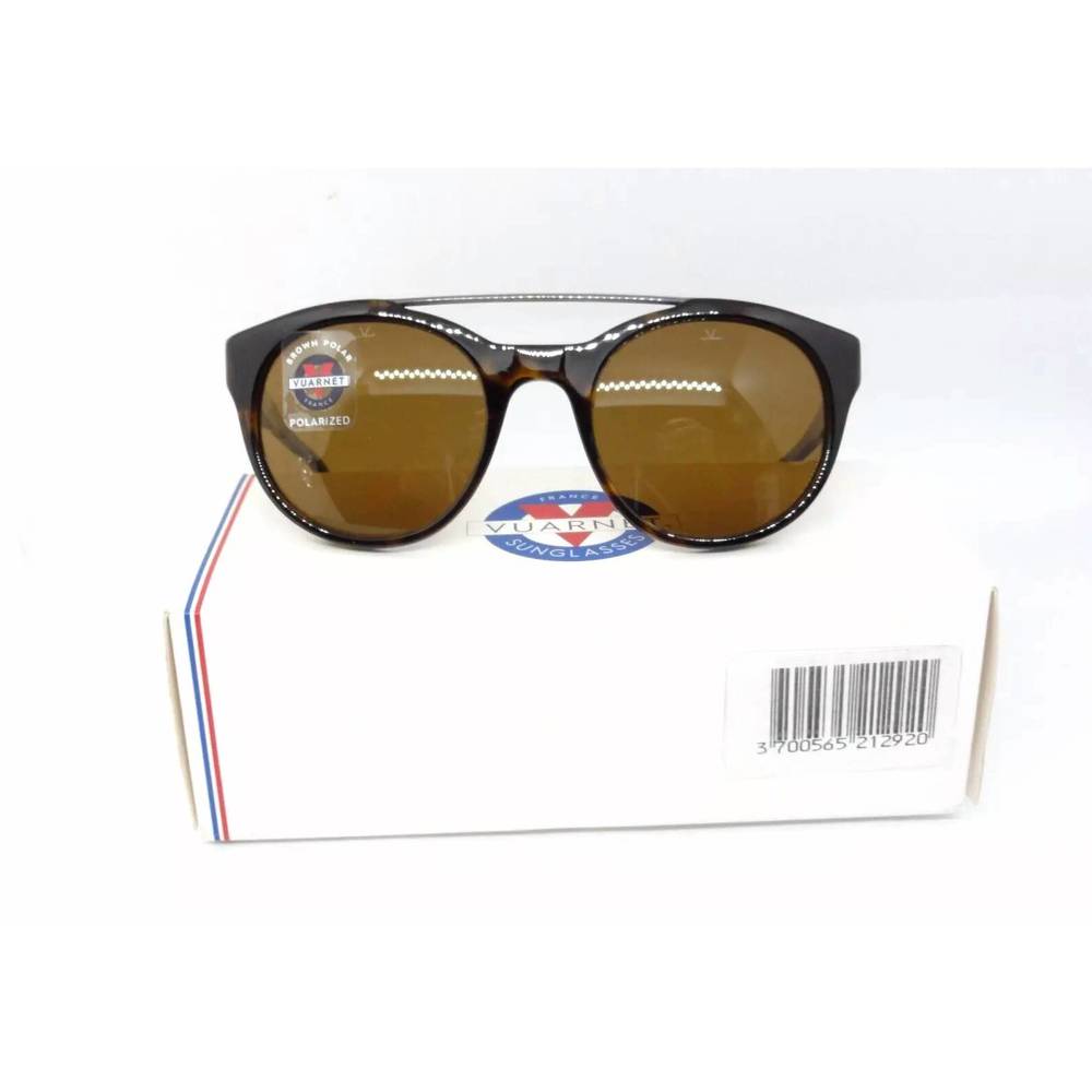 NEW VUARNET men's polarized lens sunglasses in brown
